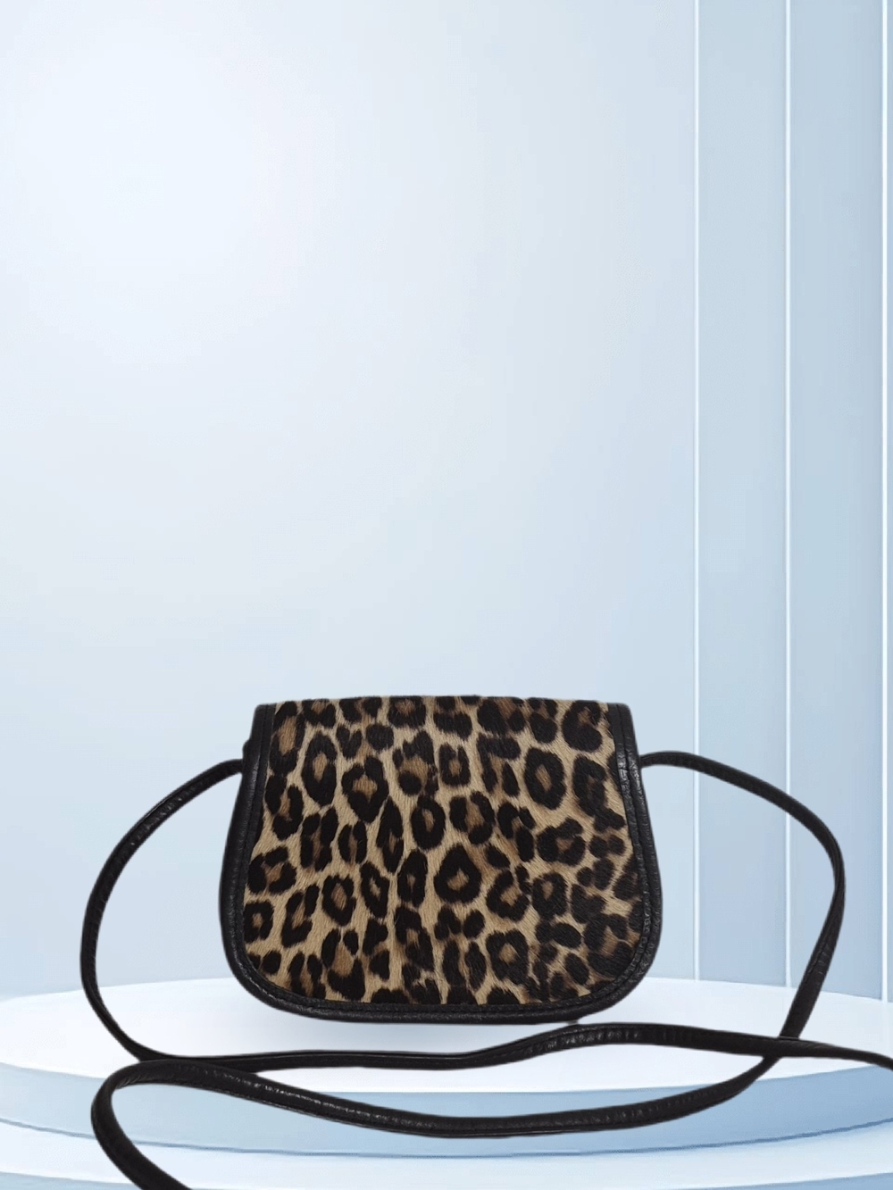 Zippi Leopard Fur & Leather Crossbody - Picture 2 of 8